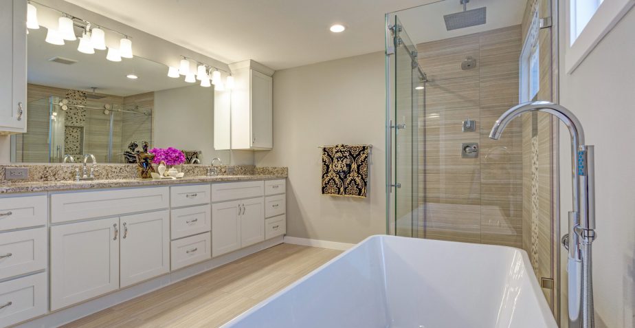 Modern Bathroom Remodel: Heated Floor, Rain Shower, And Other Luxury Features